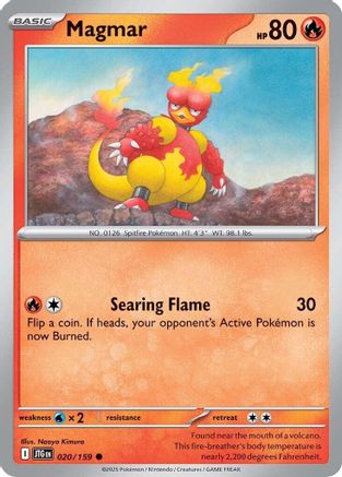 Magmar (020/159) [Scarlet & Violet: Journey Together] Reverse Holofoil