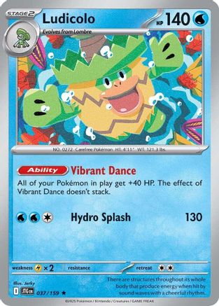 Ludicolo (037/159) [Scarlet & Violet: Journey Together] Reverse Holofoil