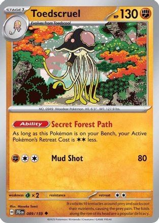 Toedscruel (089/159) [Scarlet & Violet: Journey Together] Reverse Holofoil