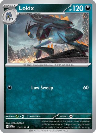 Lokix (100/159) [Scarlet & Violet: Journey Together] Reverse Holofoil