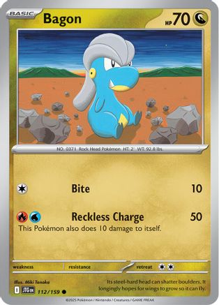 Bagon (112/159) [Scarlet & Violet: Journey Together] Reverse Holofoil