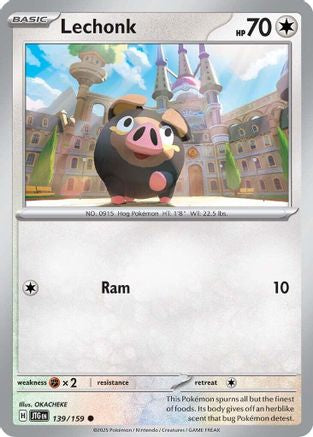 Lechonk (139/159) [Scarlet & Violet: Journey Together] Reverse Holofoil