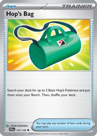 Hop's Bag (147/159) [Scarlet & Violet: Journey Together] Reverse Holofoil