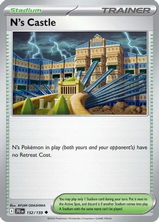 N's Castle (152/159) [Scarlet & Violet: Journey Together] Reverse Holofoil
