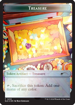 Treasure Token (1432) (Rainbow Foil)  [Secret Lair Drop Series] Foil