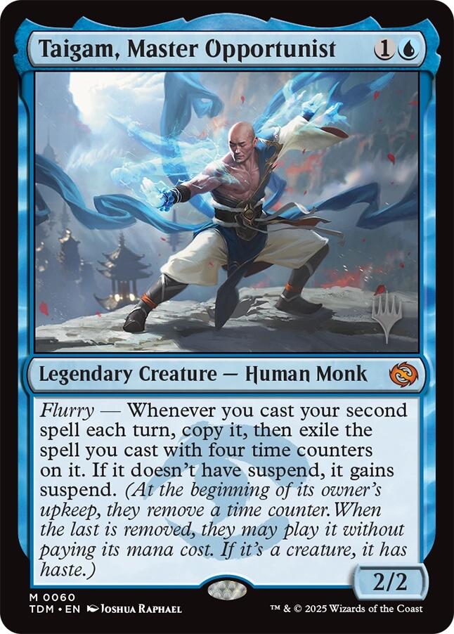 Taigam, Master Opportunist [Tarkir: Dragonstorm Promos] Foil