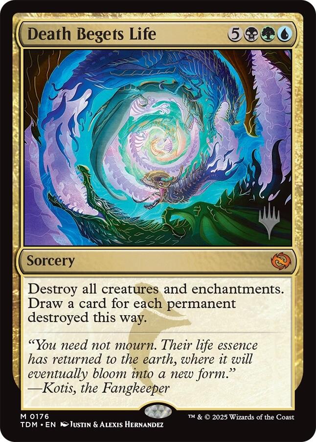 Death Begets Life [Tarkir: Dragonstorm Promos] Foil