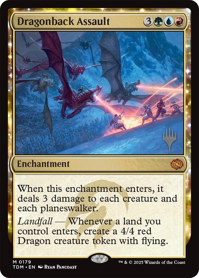 Dragonback Assault [Tarkir: Dragonstorm Promos] Foil