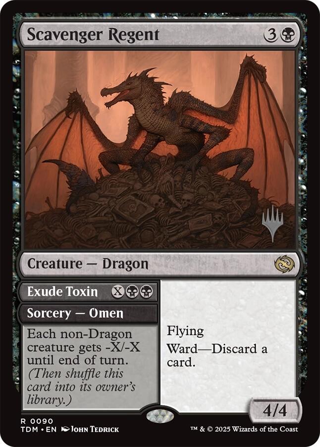 Scavenger Regent [Tarkir: Dragonstorm Promos] Foil