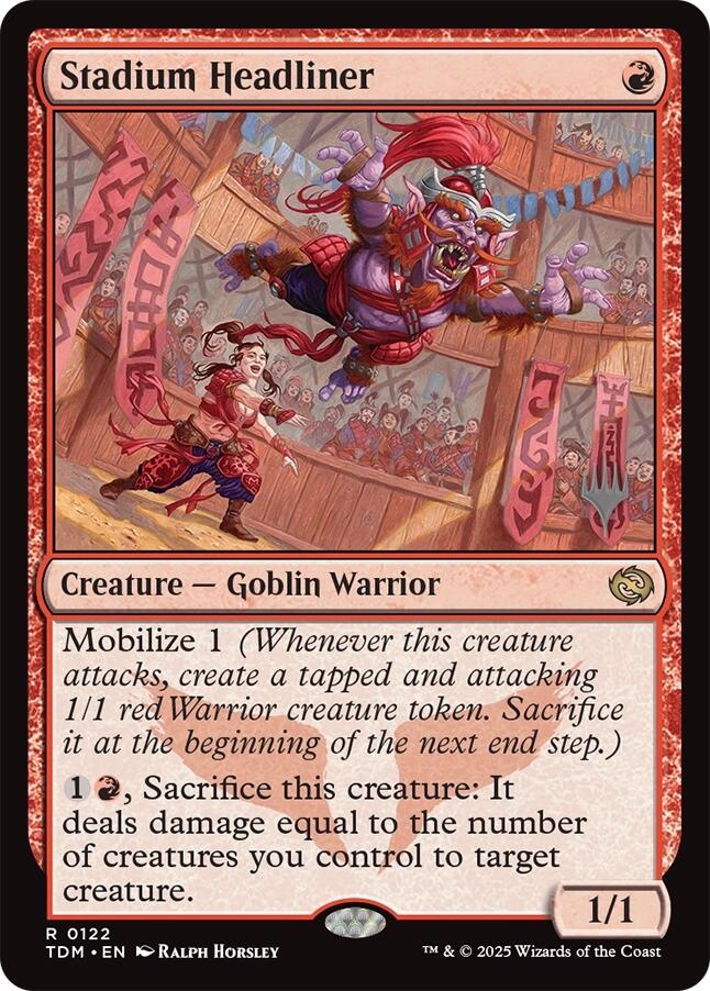 Stadium Headliner [Tarkir: Dragonstorm Promos] Foil