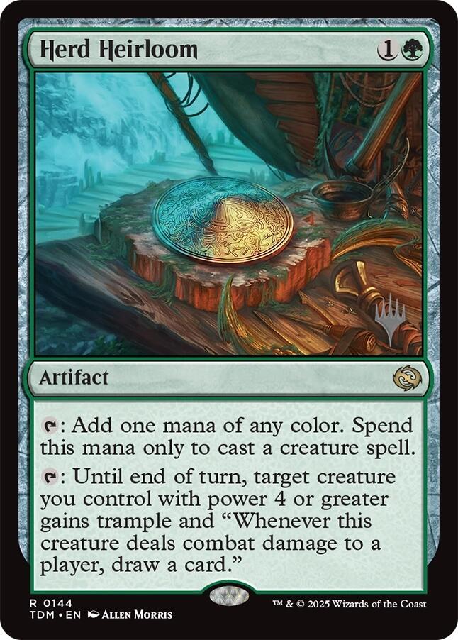 Herd Heirloom [Tarkir: Dragonstorm Promos] Foil