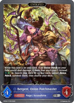 Bergent, Onion Patchmaster (Evolved) - P17EN (Foil)