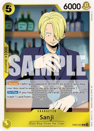 Sanji (EB02-054) - [Extra Booster: Anime 25th Collection] Foil