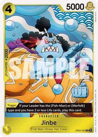 Jinbe (EB02-055) - [Extra Booster: Anime 25th Collection] Foil