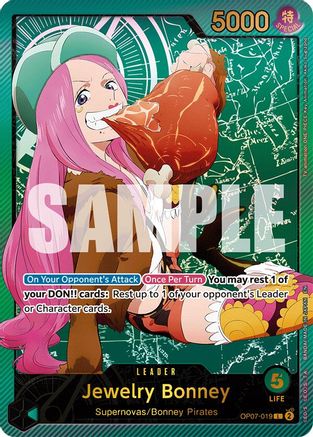 Jewelry Bonney (SPR) (OP07-019) - [Extra Booster: Anime 25th Collection] Foil