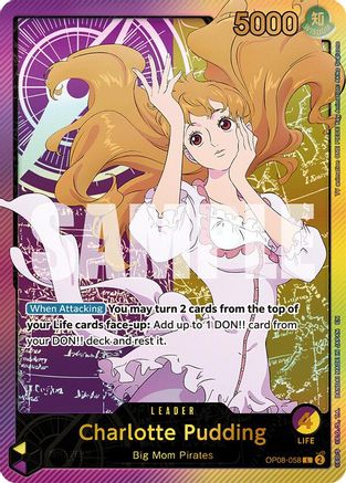 Charlotte Pudding (SPR) (OP08-058) - [Extra Booster: Anime 25th Collection] Foil