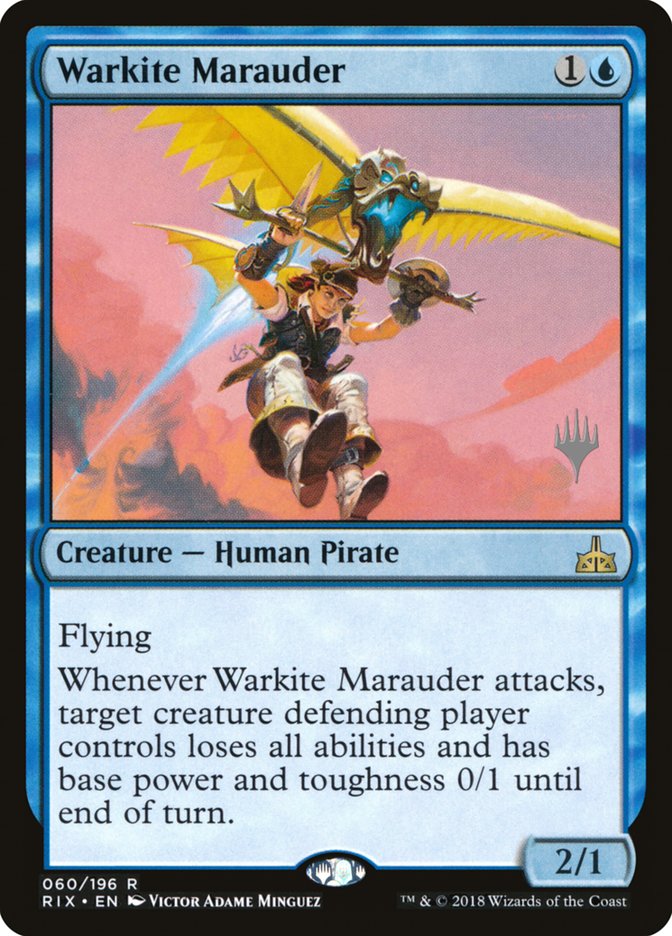 Warkite Marauder (Promo Pack) [Rivals of Ixalan Promos] Foil