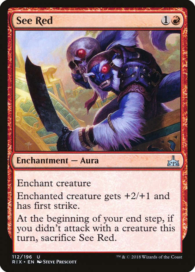 See Red [Rivals of Ixalan] Foil