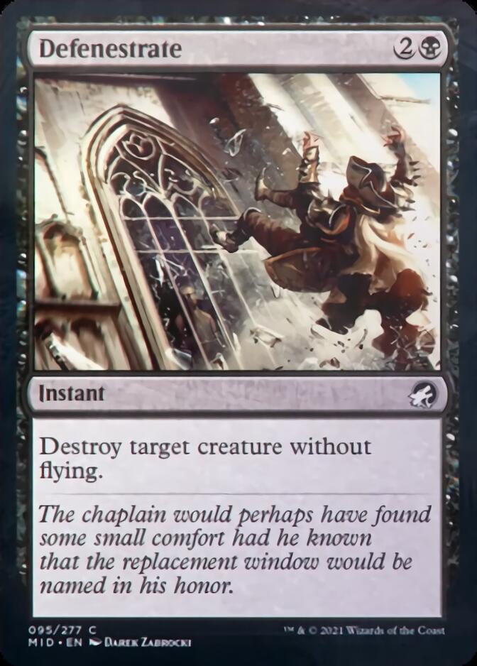Defenestrate [Innistrad: Midnight Hunt] Foil