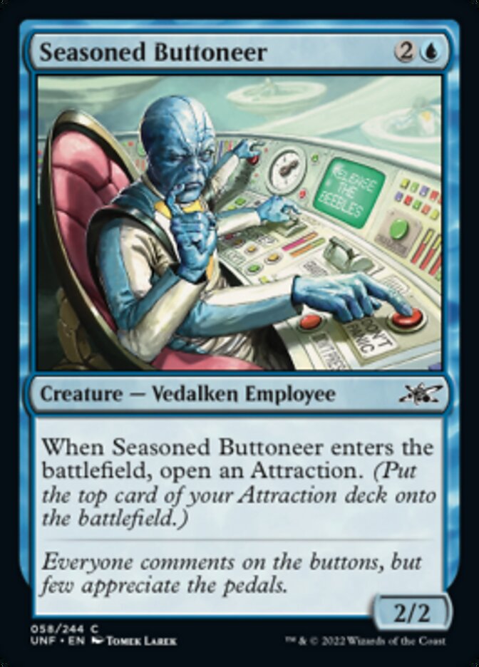 Seasoned Buttoneer [Unfinity] Foil