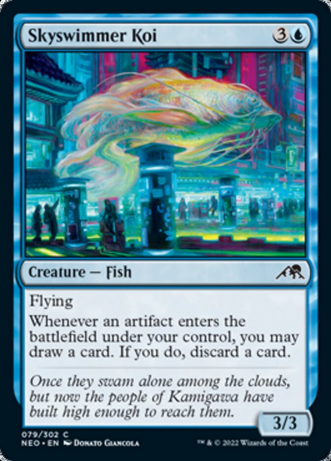 Skyswimmer Koi [Kamigawa: Neon Dynasty] Foil