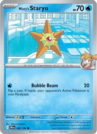 Misty's Staryu (046/180) [Scarlet & Violet: Destined Rivals] Reverse Holofoil