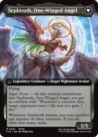 Sephiroth, Fabled SOLDIER // Sephiroth, One-Winged Angel (Extended Art) [FINAL FANTASY] Foil
