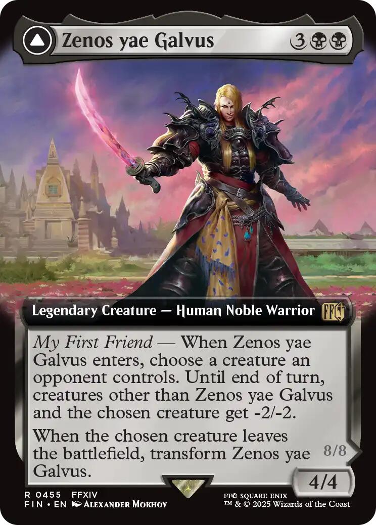 Zenos yae Galvus // Shinryu, Transcendent Rival (Extended Art) [FINAL FANTASY] Foil