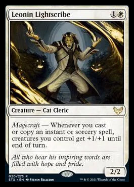 Leonin Lightscribe [Strixhaven: School of Mages] Foil
