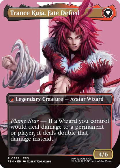 Kuja, Genome Sorcerer // Trance Kuja, Fate Defied (Borderless) [FINAL FANTASY] Foil
