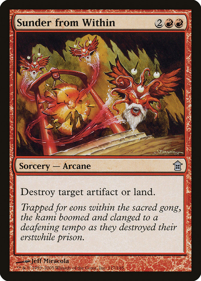 Sunder from Within [Saviors of Kamigawa] Foil