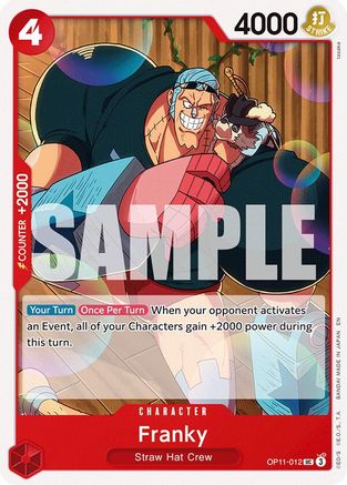 Franky (OP11-012) - [A Fist of Divine Speed]