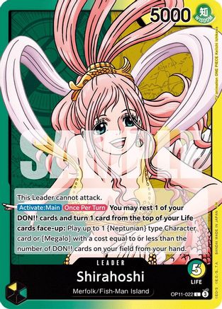 Shirahoshi (022) (OP11-022) - [A Fist of Divine Speed]