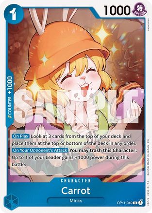 Carrot (OP11-049) - [A Fist of Divine Speed] Foil