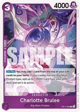 Charlotte Brulee (OP11-069) - [A Fist of Divine Speed] Foil