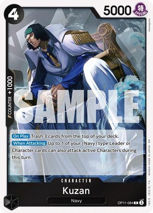 Kuzan (OP11-084) - [A Fist of Divine Speed] Foil