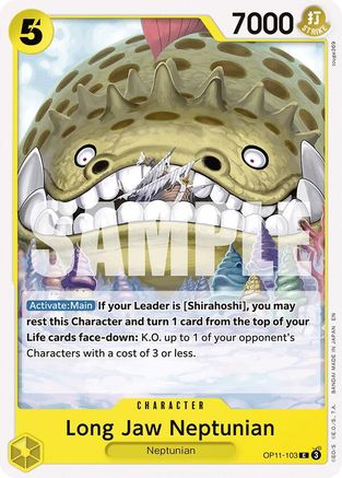 Long-Jaw Neptunian (OP11-103) - [A Fist of Divine Speed]