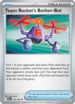 Team Rocket's Bother-Bot (172/182) [Scarlet & Violet: Destined Rivals] Reverse Holofoil