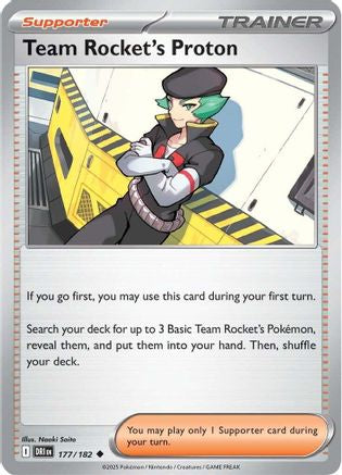 Team Rocket's Proton (177/182) [Scarlet & Violet: Destined Rivals] Reverse Holofoil