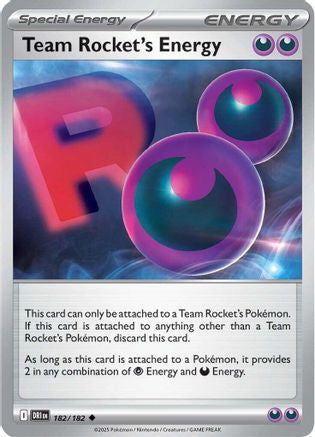 Team Rocket's Energy (182/182) [Scarlet & Violet: Destined Rivals] Reverse Holofoil
