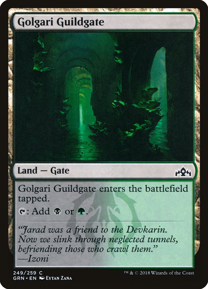 Golgari Guildgate (249/259) [Guilds of Ravnica] Foil
