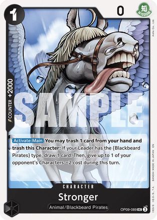 Stronger (Reprint) (OP09-089) - [Starter Deck 27: BLACK Marshall.D.Teach]