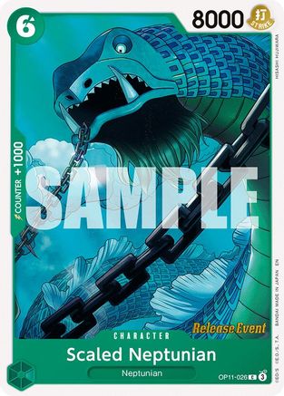 Scaled Neptunian (OP11-026) - [A Fist of Divine Speed Release Event Cards]