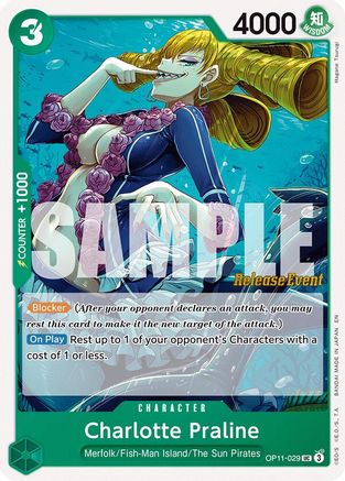 Charlotte Praline (OP11-029) - [A Fist of Divine Speed Release Event Cards]