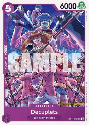 Decuplets (OP11-078) - [A Fist of Divine Speed Release Event Cards]