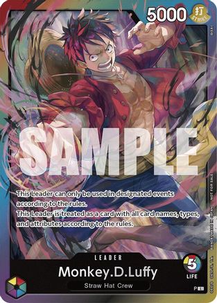 Monkey.D.Luffy (Release Event Leader) (P) - [One Piece Promotion Cards]