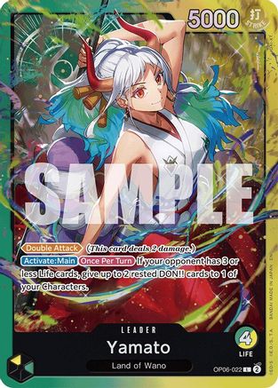 Yamato (OP06-022) (OP06-022) - [Starter Deck 28: GREEN/YELLOW Yamato] Foil