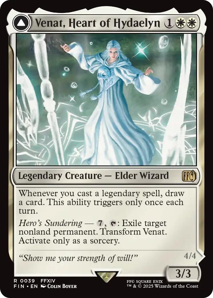 Venat, Heart of Hydaelyn // Hydaelyn, the Mothercrystal [FINAL FANTASY] Foil