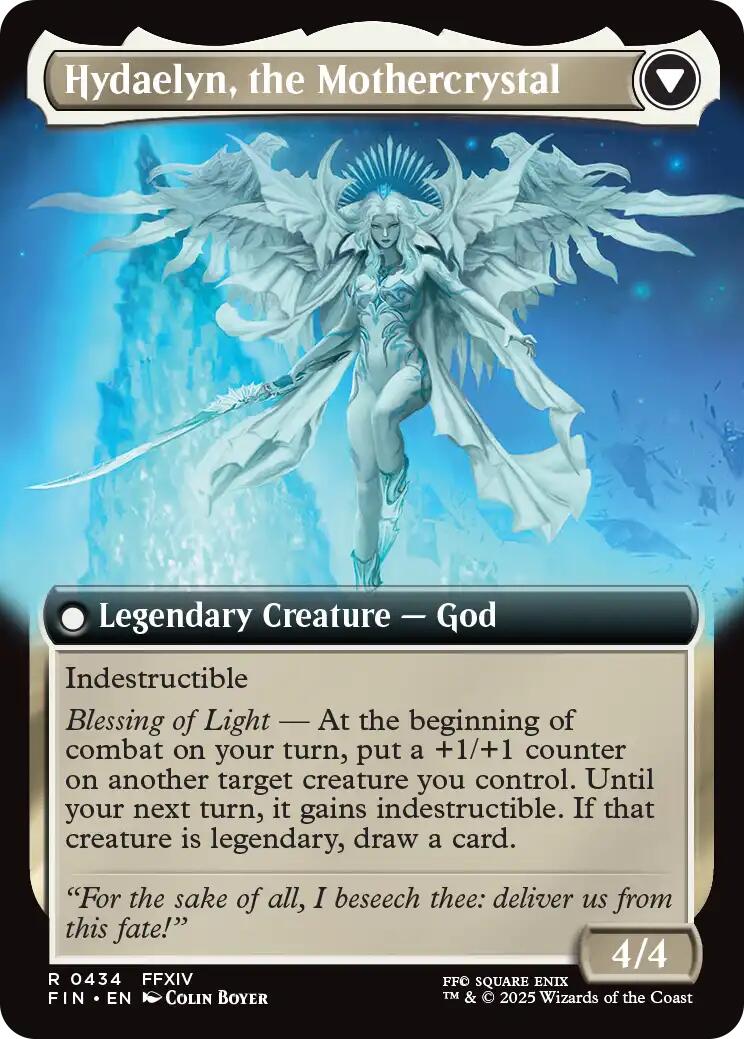 Venat, Heart of Hydaelyn // Hydaelyn, the Mothercrystal (Extended Art) [FINAL FANTASY] Foil