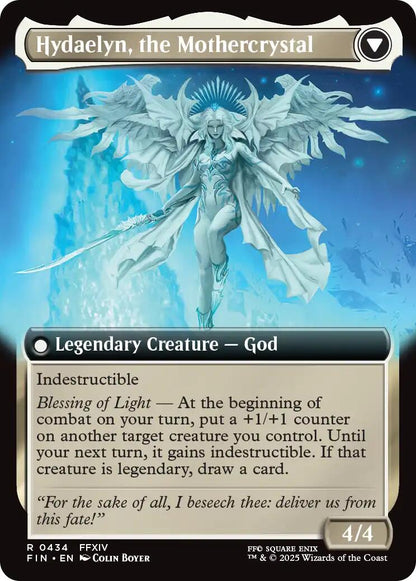 Venat, Heart of Hydaelyn // Hydaelyn, the Mothercrystal (Extended Art) [FINAL FANTASY] Foil